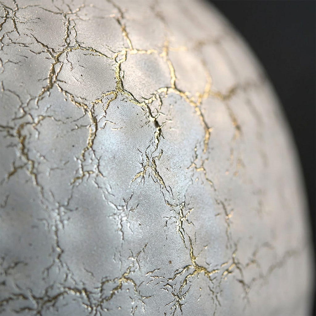 10" Hammered Metal Flower Vase – Modern Decorative Table Vase for Living Room, Bedroom & Office – Gold Crackle Finish